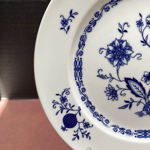 Christina Porcelain Dresden Classic Blue Rose 10" PLATE Seltmann Weiden Bavaria - Picture 5 of 11